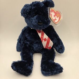 2002 TY Beanie Baby - Pops the Canada Dad Bear  (8 inch)